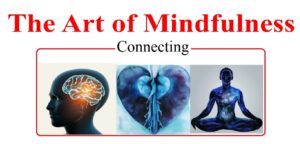 The Art of Mindfulness Connecting Mind Heart and Body image with red enclosure