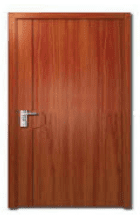 Screenshot 2025-05-29 001246 Wooden door with metal handle.